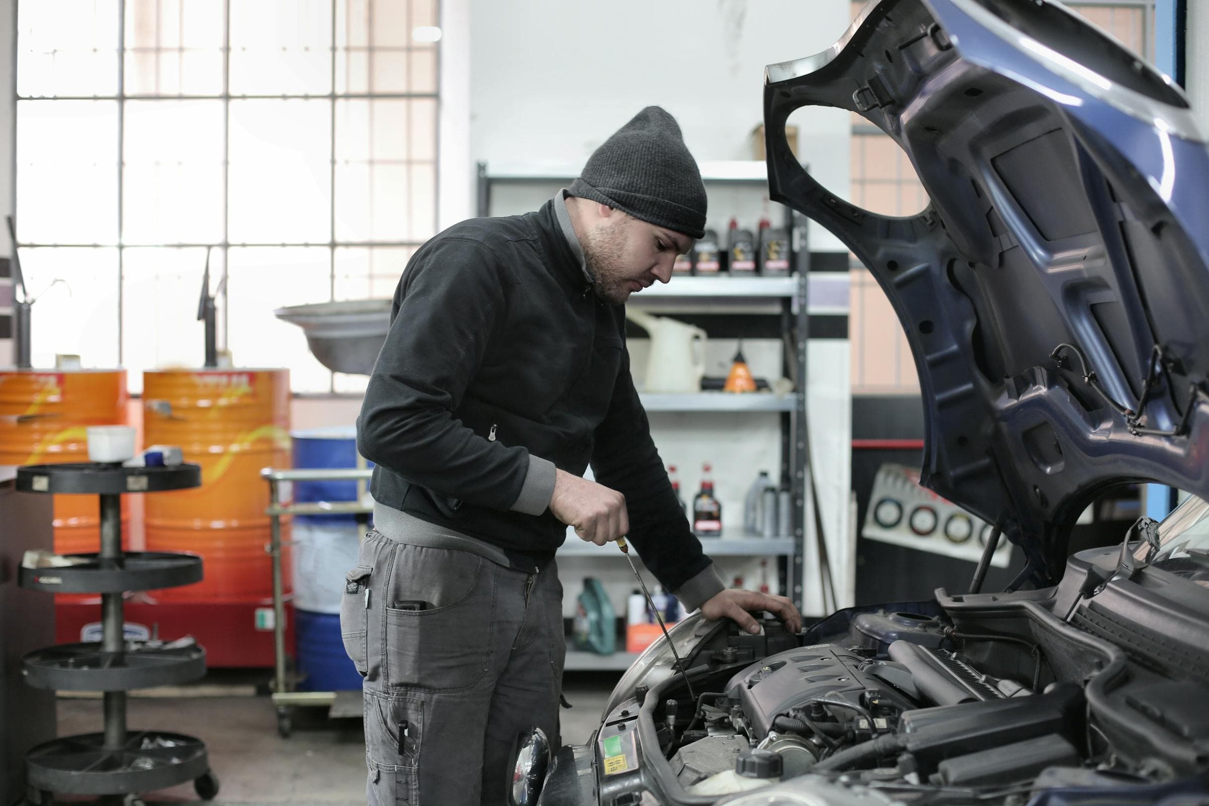 Inside Rexdale Auto Detailing on Kipling Ave
